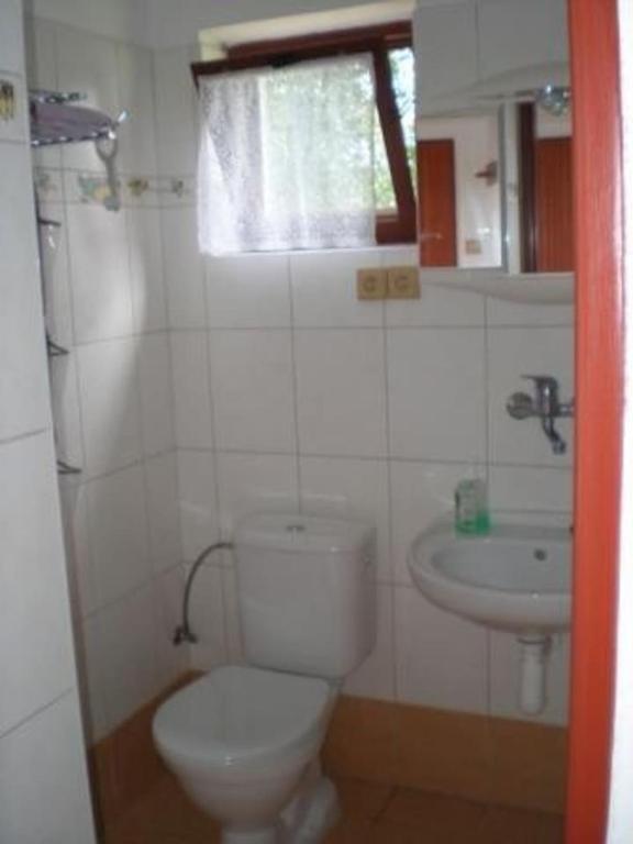 Koupelna v ubytování Chata Lešov