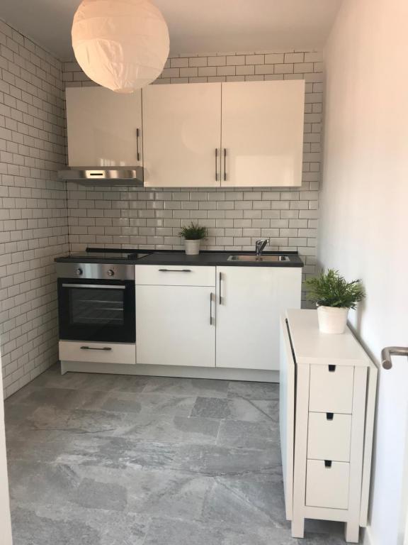 Kuchyňa alebo kuchynka v ubytovaní Luxury Loft Malaga Torremolinos Sol