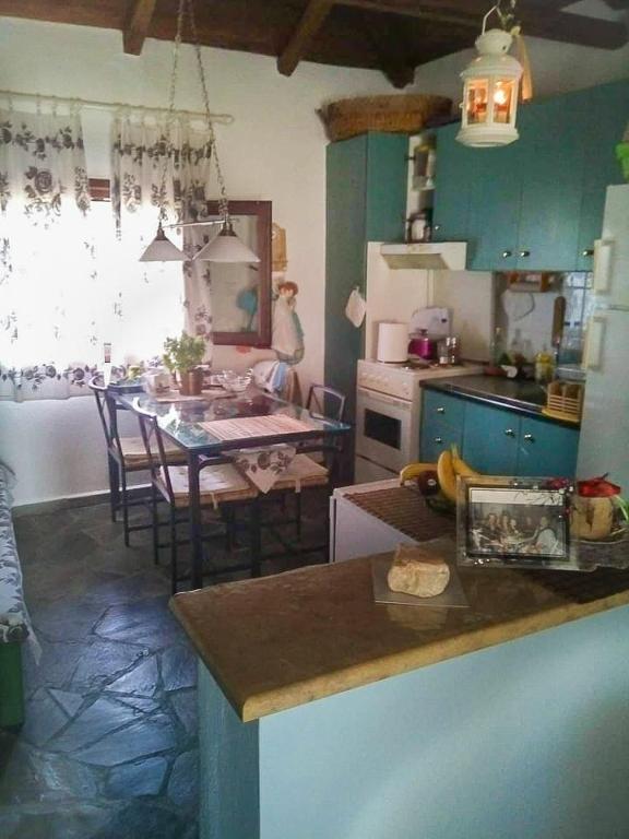Kuchyň nebo kuchyňský kout v ubytování Sevi Platamon Home