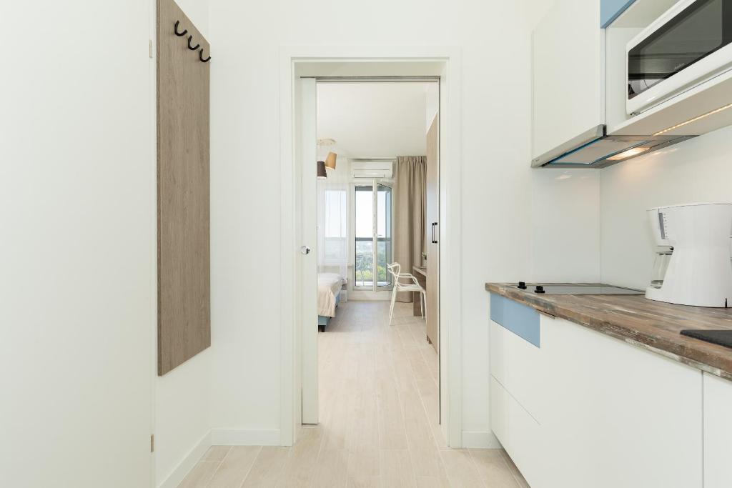 Küche&#47;Küchenzeile in der Unterkunft Aquamarina Onyx Marina Invest