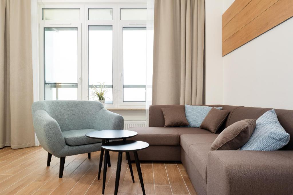 Posezení v ubytování Aquamarina Onyx Marina Invest