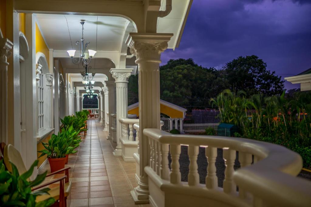 Balkón nebo terasa v ubytování Hotel Andrea