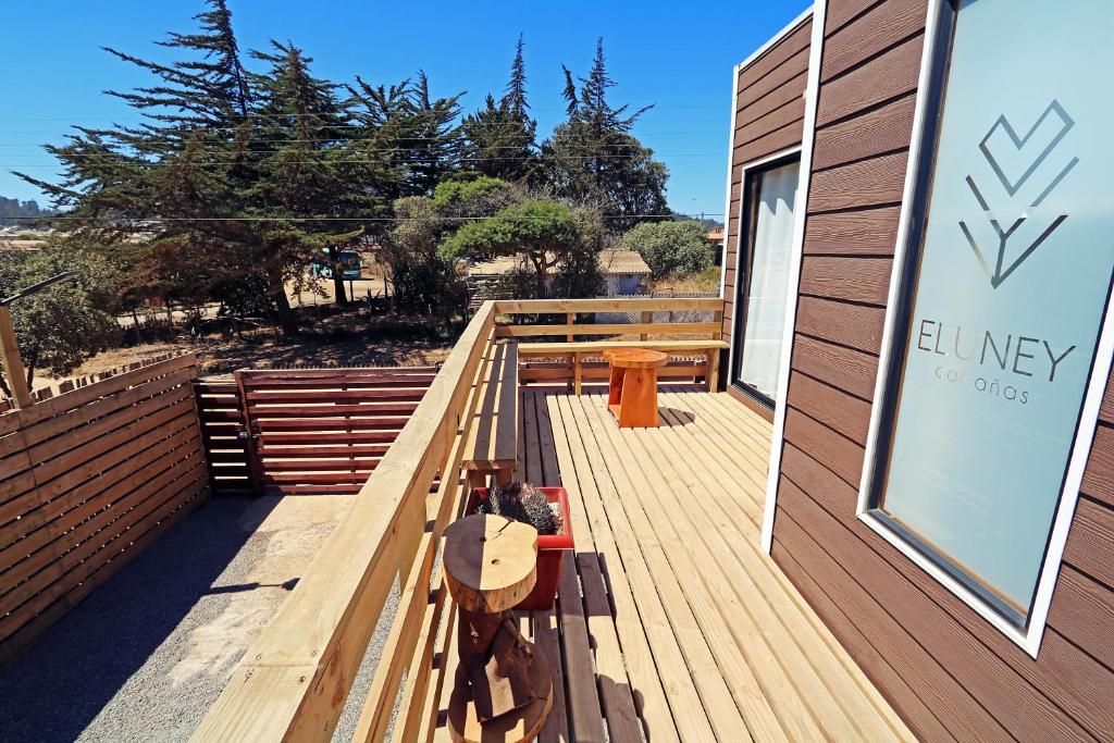 Uma varanda ou terraço em ELUNEY Pichilemu