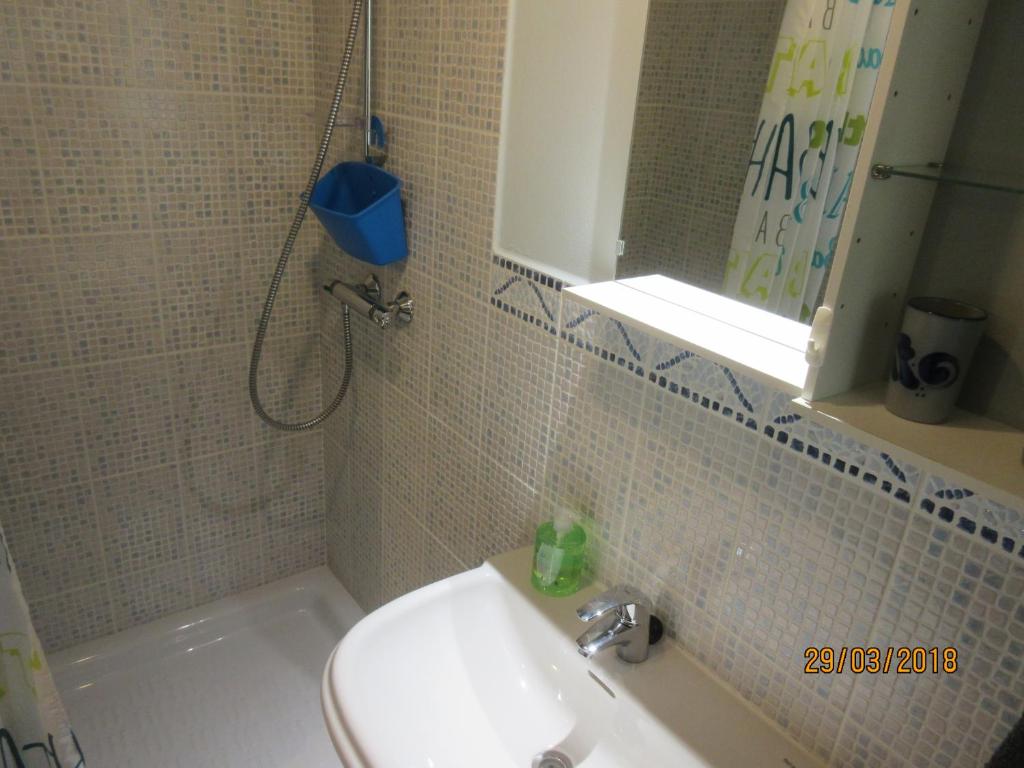 Koupelna v ubytování La Muria Apartment