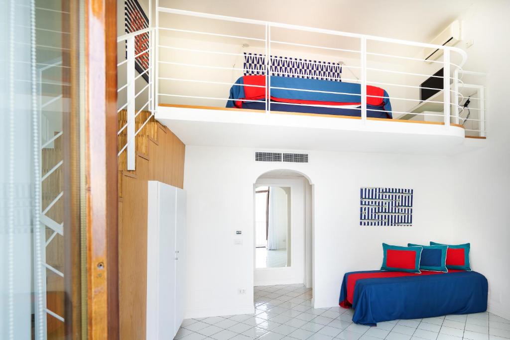 Postel nebo postele na pokoji v ubytování Hotel Torre Barbara