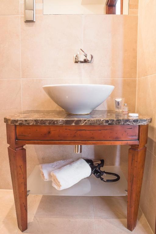 Koupelna v ubytování Hotel Rejs