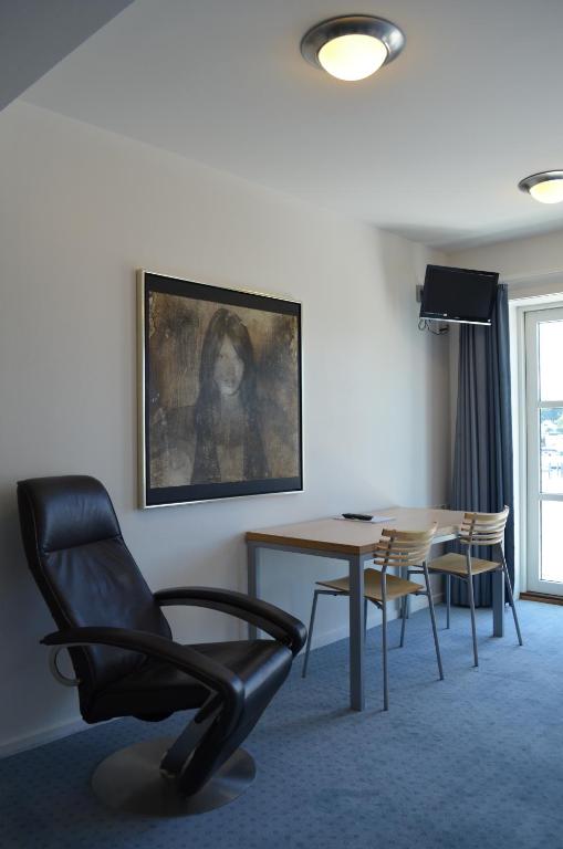 Posezení v ubytování BB-Hotel Aarhus Havnehotellet