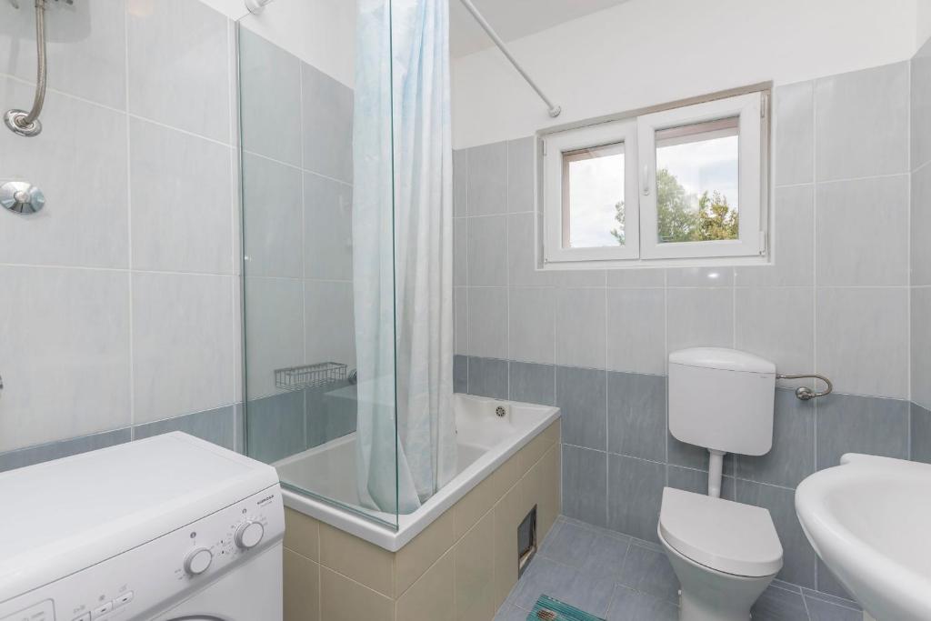 Koupelna v ubytování Apartment Sime