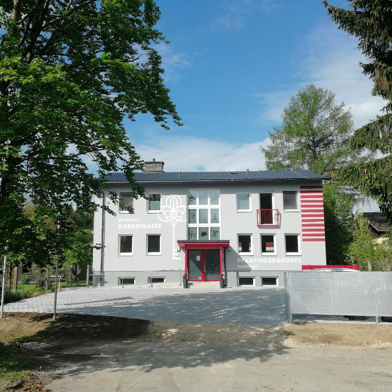 Budova, kde se aparthotel nachází