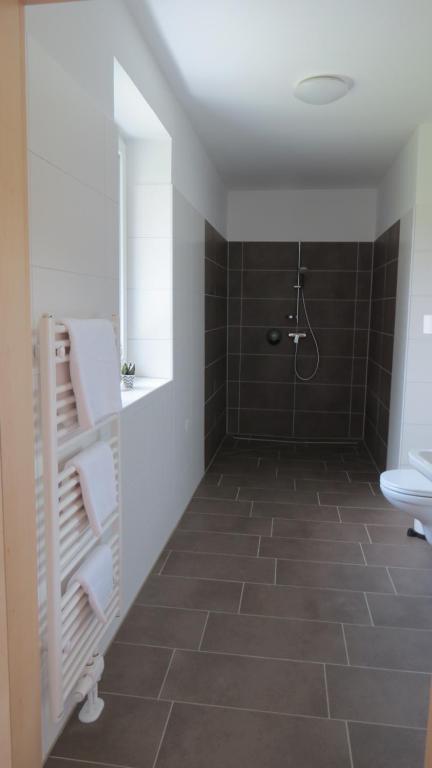 Koupelna v ubytování Gästehaus Eisenstrasse