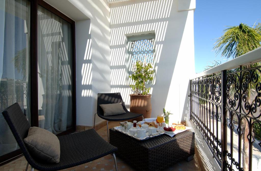Balkón nebo terasa v ubytování Le Riad Villa Blanche