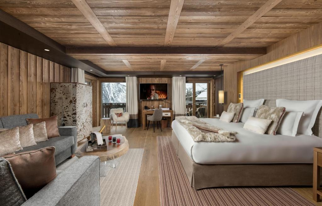 Posezení v ubytování Hôtel Barrière Les Neiges Courchevel