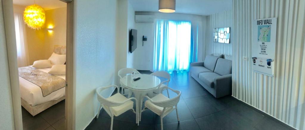 Postel nebo postele na pokoji v ubytování Apartments VIP Residence
