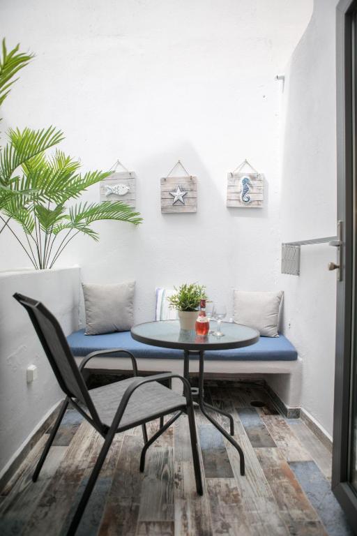 Posezení v ubytování Naxos Petite Studios