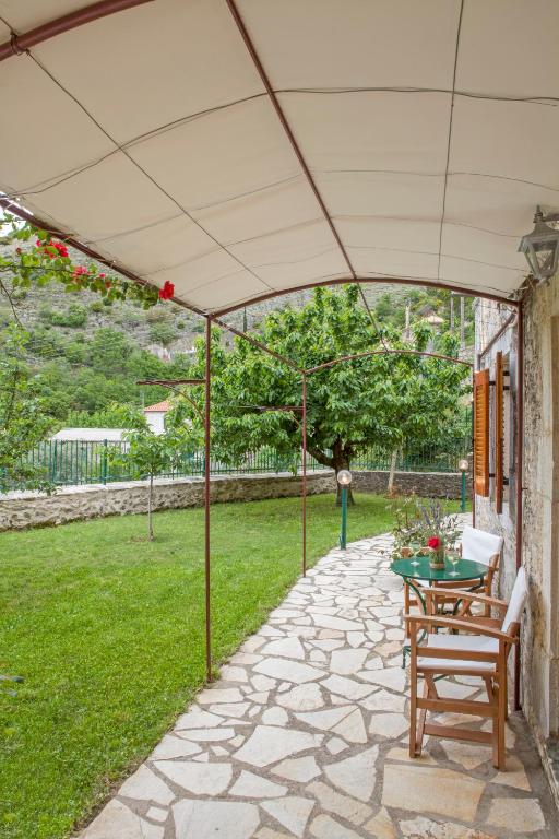 Ogród w obiekcie Villa Kastania
