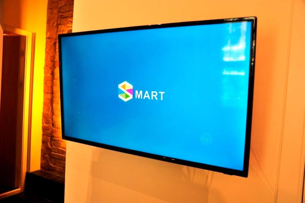TV a/nebo společenská místnost v ubytování Kyiv Volcano Studio