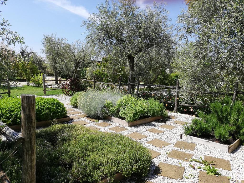 Zahrada ubytování Agricampeggio Oasi del Garda