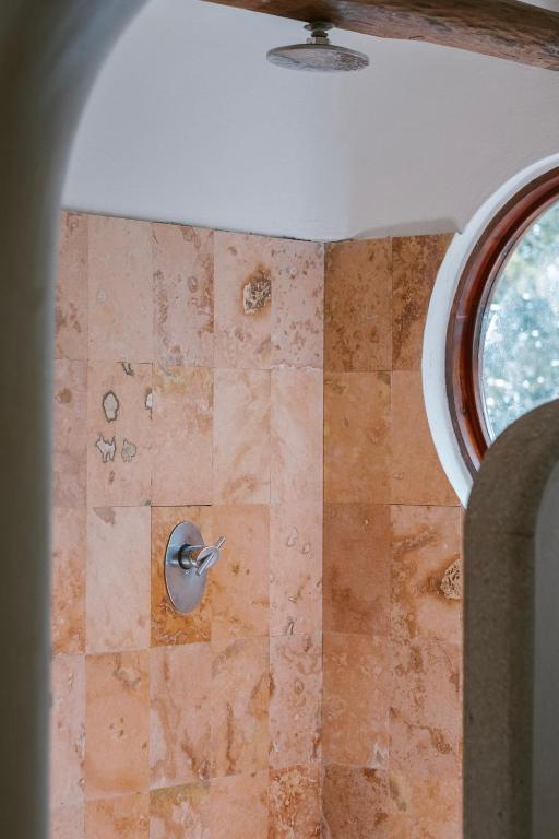 Koupelna v ubytování Hotel Okaan