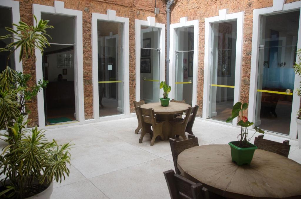 Patio nebo venkovní prostory v ubytování Pousada Colonial Chile
