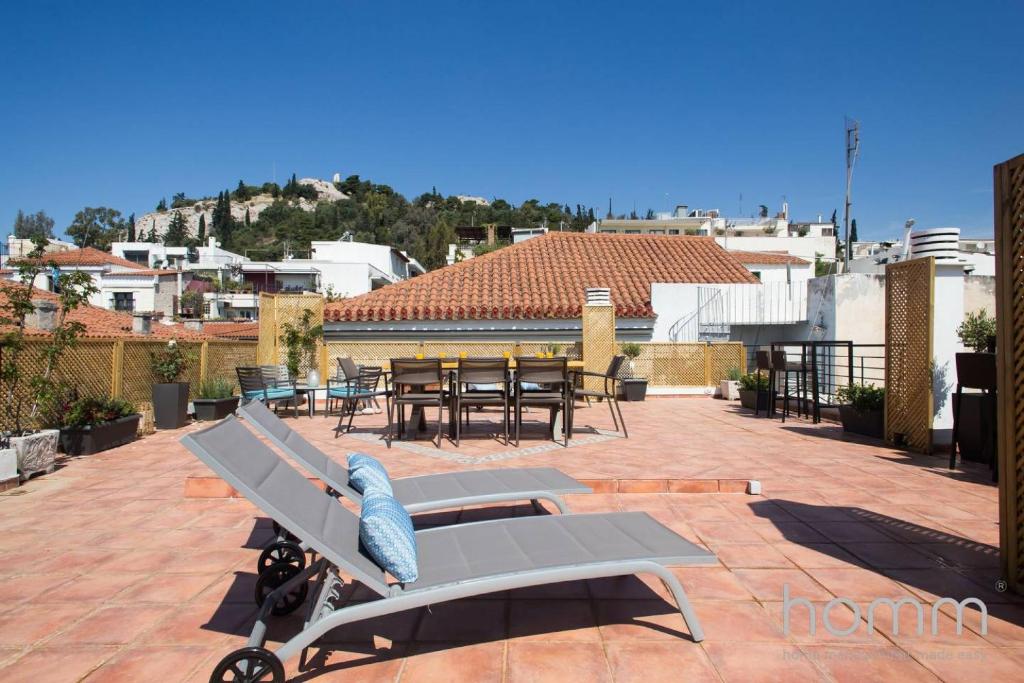 Apartment 130m² - Roof Garden with Acropolis View