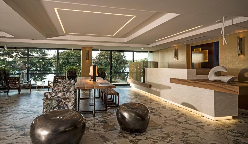 Posezení v ubytování Hotel Salò du Parc