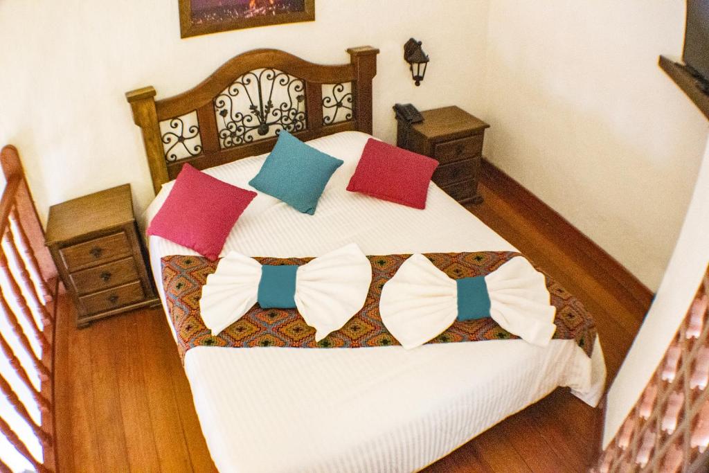 Postel nebo postele na pokoji v ubytování Casa Hotel Guaracú