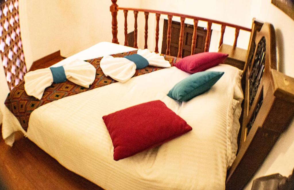 Postel nebo postele na pokoji v ubytování Casa Hotel Guaracú