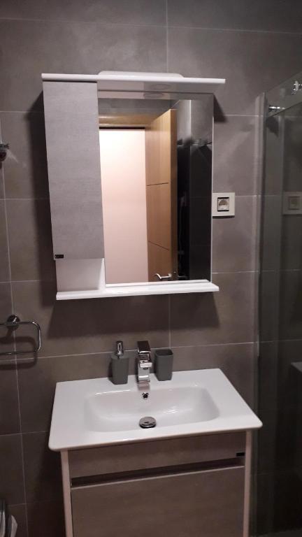 Koupelna v ubytování Apartman Nana Svetogorska 19 ,stan 17