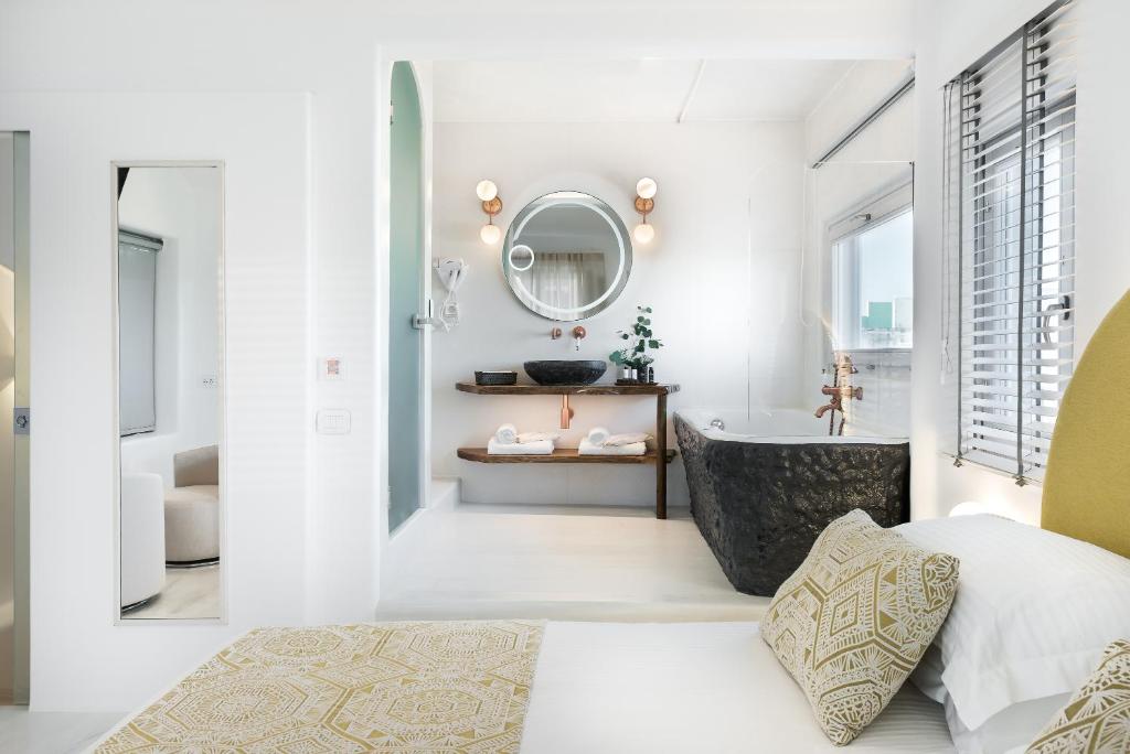 Posezení v ubytování Emfasis Luxury Villa