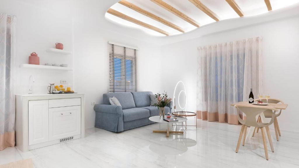 Posezení v ubytování Emfasis Luxury Villa