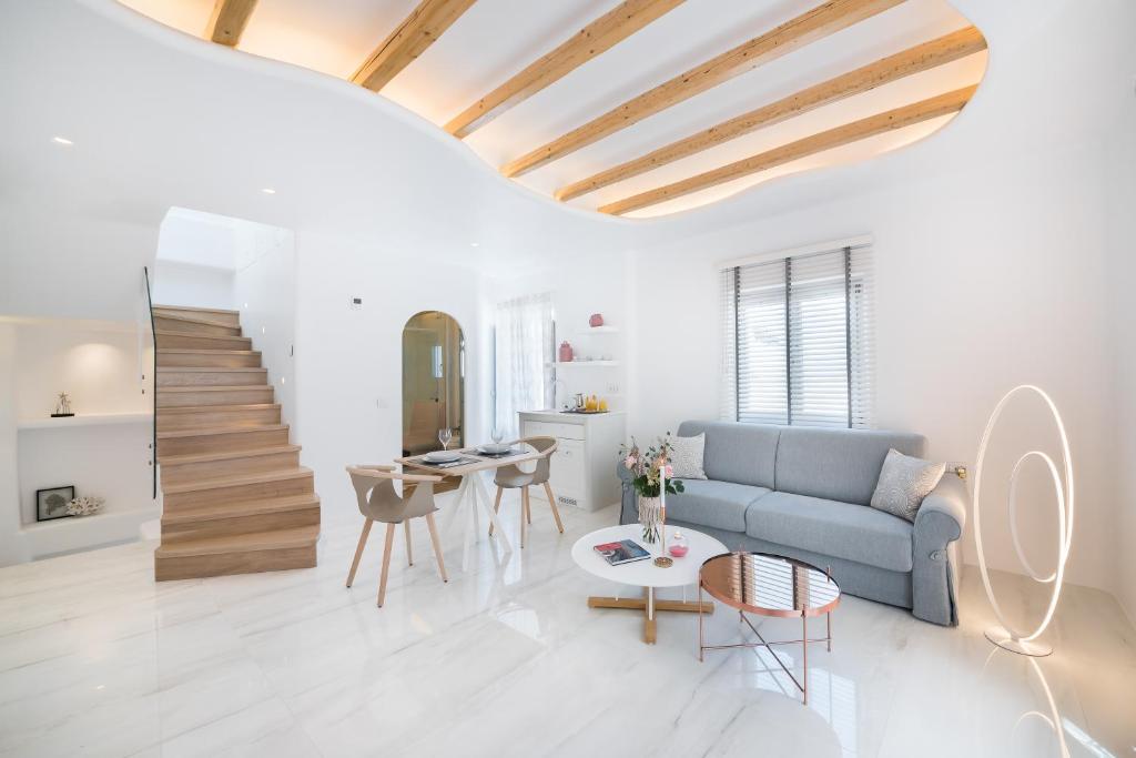Posezení v ubytování Emfasis Luxury Villa