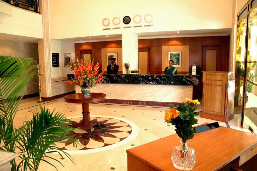 Vstupní hala nebo recepce v ubytování Beverly Hotel