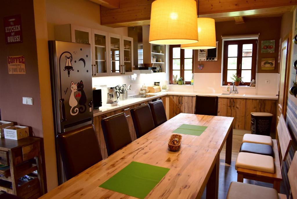 Kuchyň nebo kuchyňský kout v ubytování Villa Harta II MAGDA