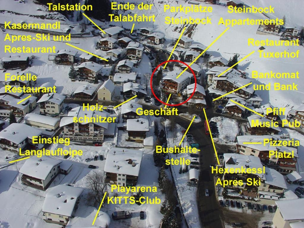 Fotografie z fotogalerie ubytování Appartements Steinbock - Ski-In & Ski-Out na Tuxu