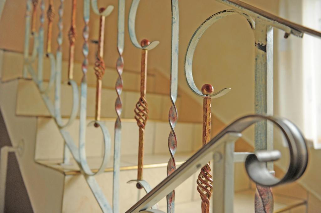 Koupelna v ubytování Pension Olympia
