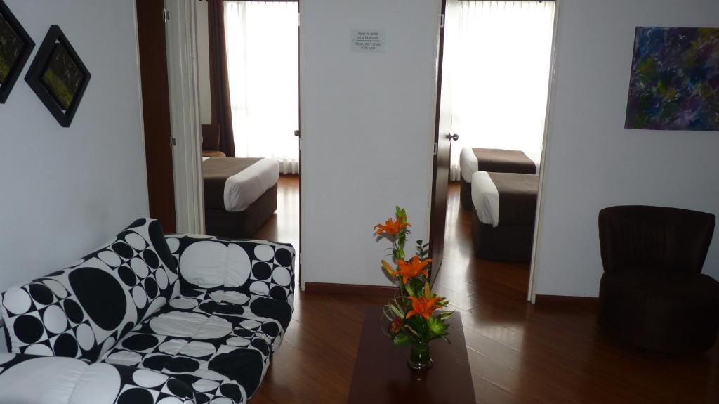 Posezení v ubytování Hotel Casa Galvez