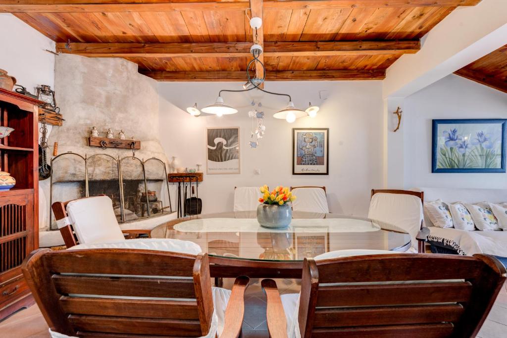 Posezení v ubytování Villa Mili