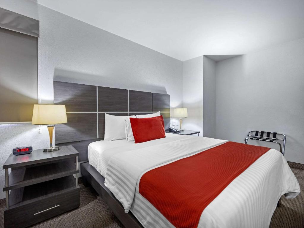 Postel nebo postele na pokoji v ubytování Hotel BeWow Querétaro