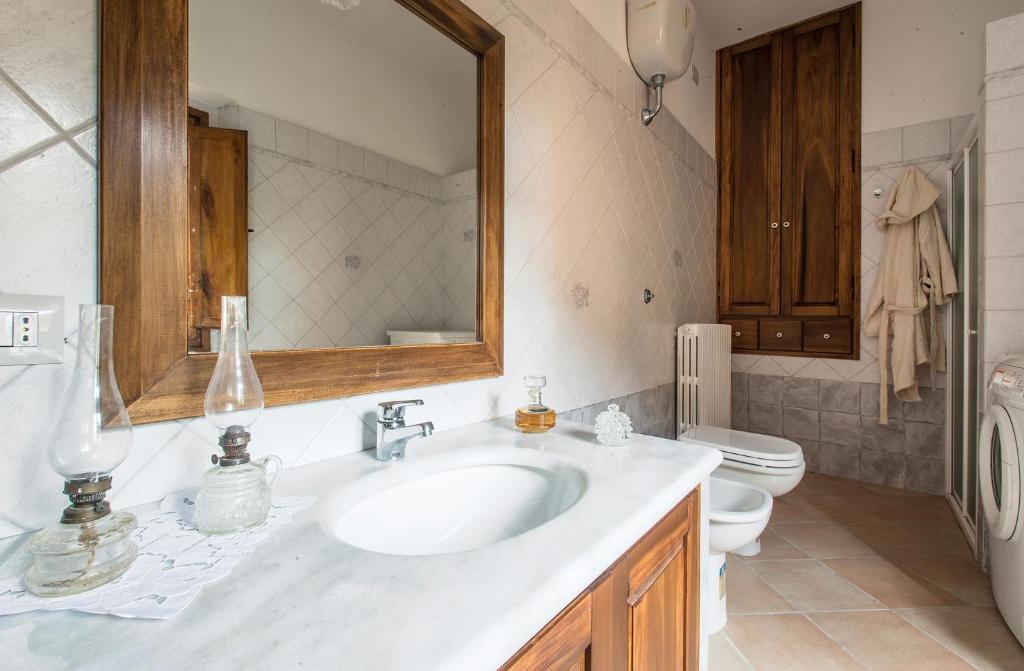Koupelna v ubytování A casa di Irma e Nilo