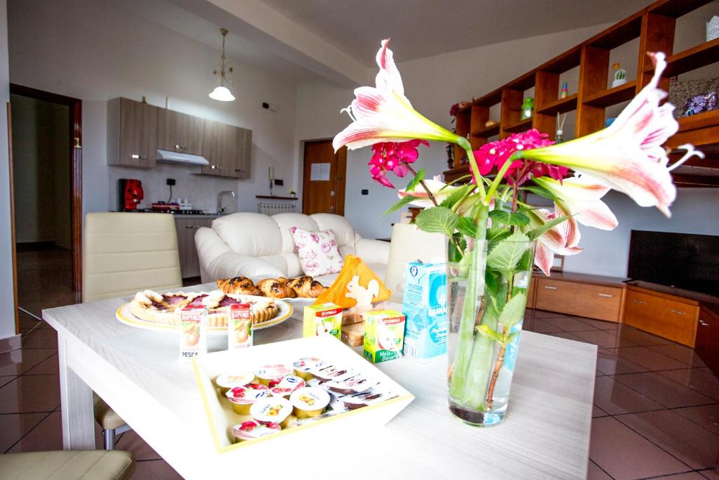 Kuchyň nebo kuchyňský kout v ubytování B&B L'Aurora CAPUA