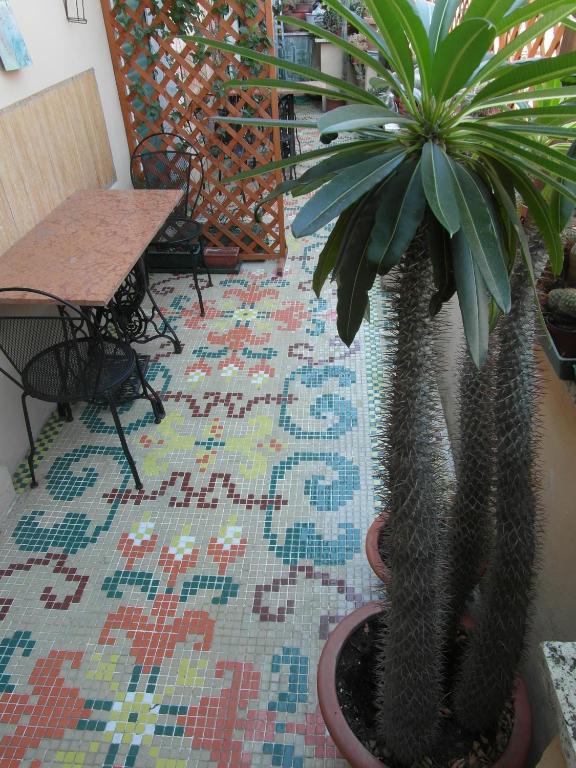 A seating area at Abitazione Pigneto B&B