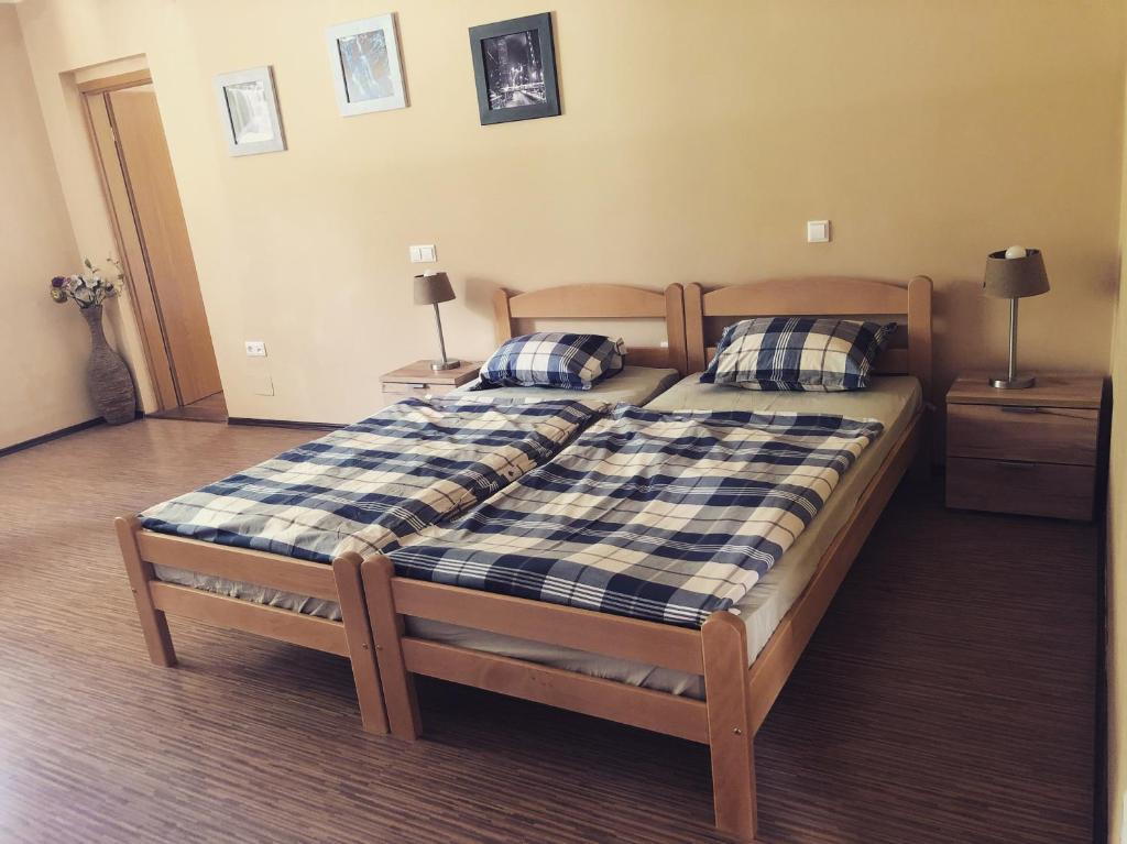 Postel nebo postele na pokoji v ubytování Apartment and rooms Maraton