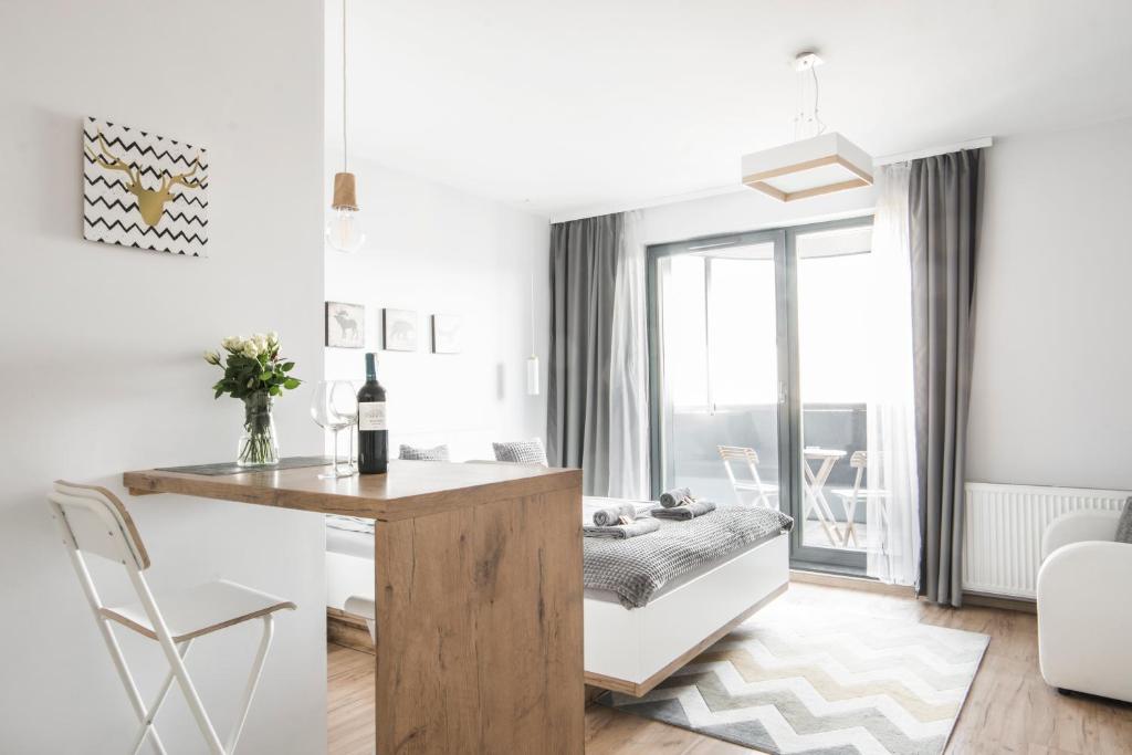 Posedenie v ubytovaní Unique Apartments - Browar Gdański