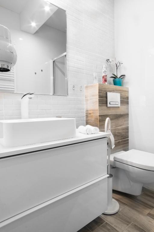 Kúpeľňa v ubytovaní Unique Apartments - Browar Gdański
