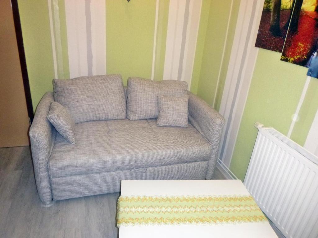 Χώρος καθιστικού στο Ferienwohnung Baacke
