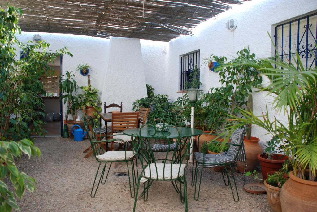 Reštaurácia alebo iné gastronomické zariadenie v ubytovaní Albergue de San Jose