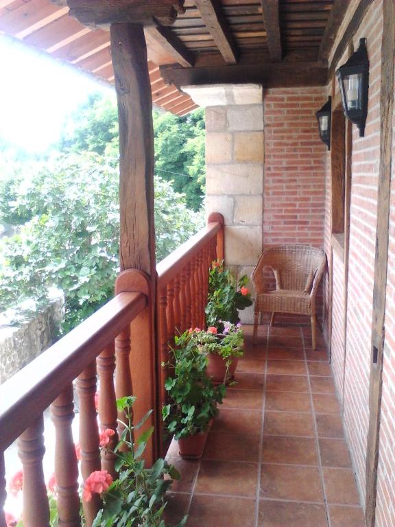 Balkón nebo terasa v ubytování La Posada de Maria