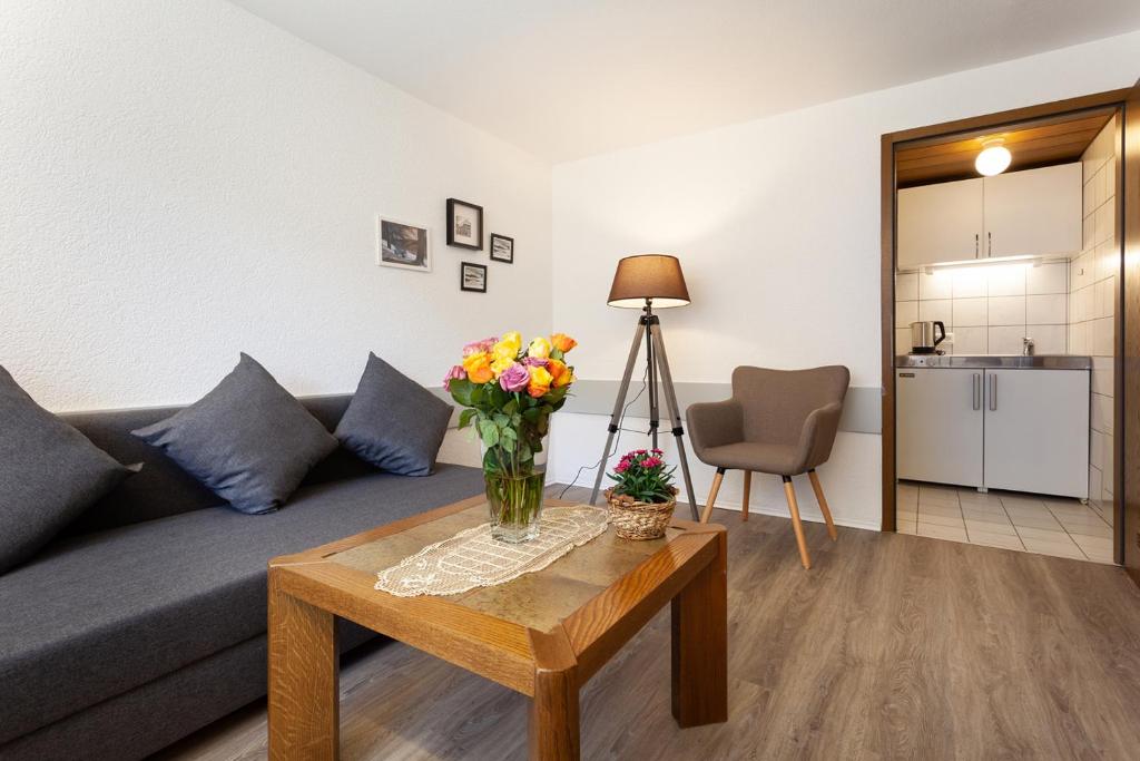 Kuchyň nebo kuchyňský kout v ubytování Hotel Petra