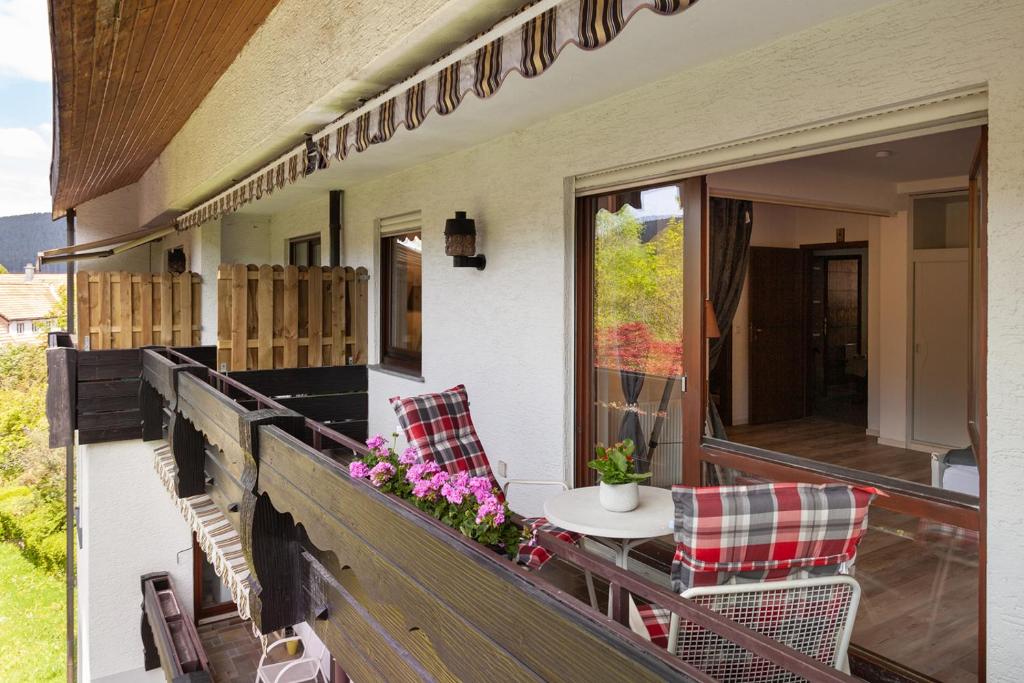 Balkón nebo terasa v ubytování Hotel Petra
