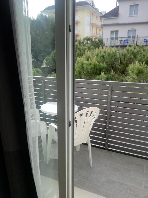 Balkón nebo terasa v ubytování Hotel Verdi